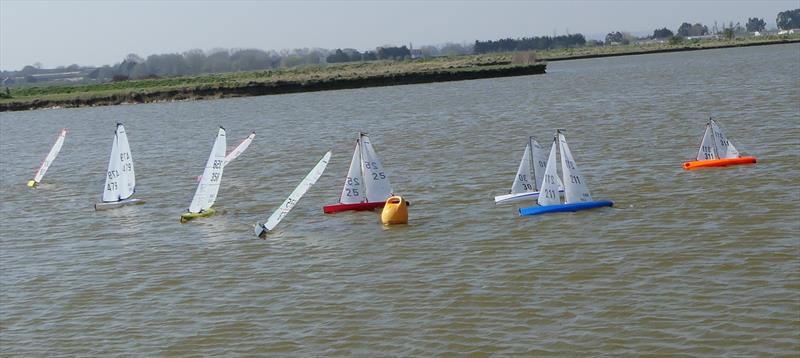 Windward mark rounding during DF95 Spring Series Event 1 at Barton's Point Coastal Park - photo © Jim La Roche