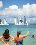 45th St. Maarten Heineken Regatta Day 3: For the 45th St. Maarten Heineken Regatta, the boats came closest to shore than ever before for an incredible beach stadium Diam 24 race event in Grand Case © Digital Island