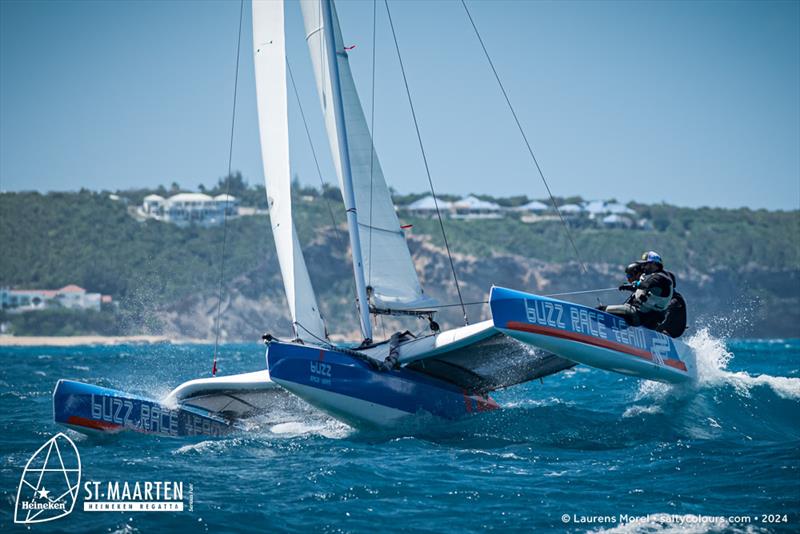 World Diam Tour Caribbean 2025: Buzz Race Team wins a tough, competitive circuit photo copyright Laurens Morel taken at Sint Maarten Yacht Club and featuring the Diam 24OD class