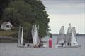 It's a bit tight here - Border Counties Midweek Sailing Series at Port Dinorwic © John Nield
