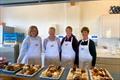 Stars of the weekend! Bakers and their cakes (L-R) Fiona, Liz, Caroline and Lindsey - Solway YC Open Day &copy; Finlay Train