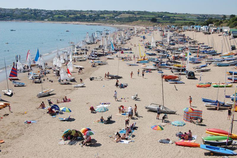 Just one part of the seemingly endless golden sands at Abersoch - photo © David Henshall