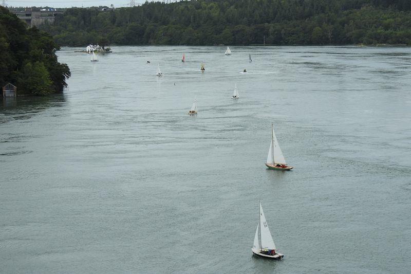 Racing between the Menai Strait bridges en route to Caernarfon, day 3 - Menai Strait Regattas photo copyright Ian Bradley taken at Port Dinorwic Sailing Club and featuring the Dinghy class