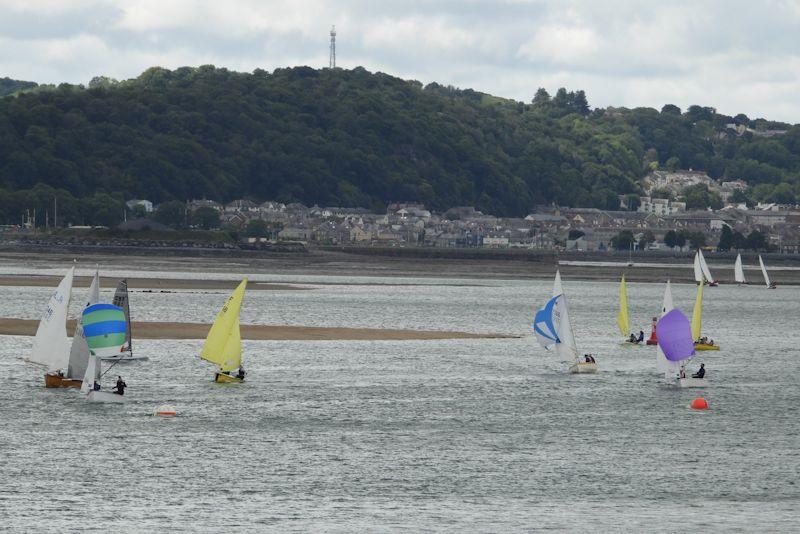 Zippy beaching at the sandbank whilst fleet sails on - Menai Strait Regattas - photo © Ian Bradley