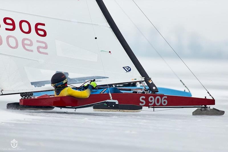 Tom Hogård wins the DN class - Junior DN & Ice Optimist World and European Championship in Znin, Poland - photo © Bartosz Modelski