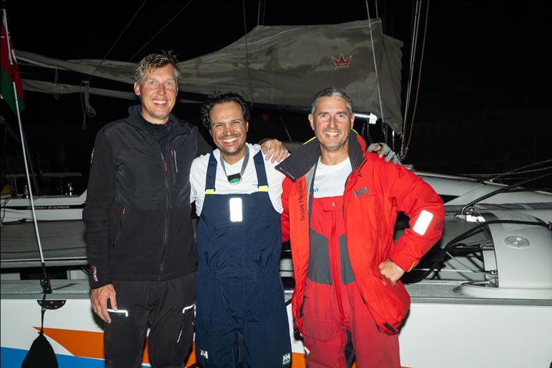 Layla 22 enjoys a podium finish photo copyright Mikey Brignall / DOSC / Sarozz Jung taken at Dubai Offshore Sailing Club and featuring the Dragonfly class