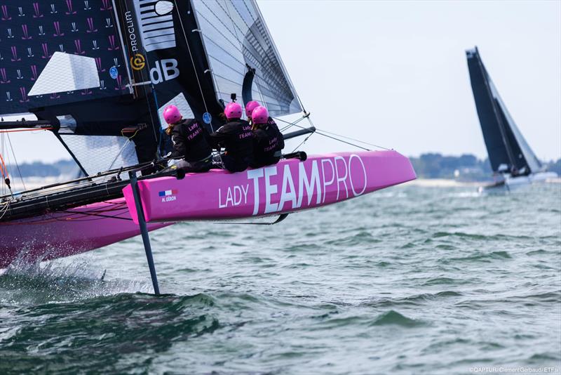 French Womens crew - ETF26 racing on Day 2 of Eurocat 2022, Quiberon, France - April 2022 photo copyright ETF26 taken at A.S.N. Quiberon and featuring the  class