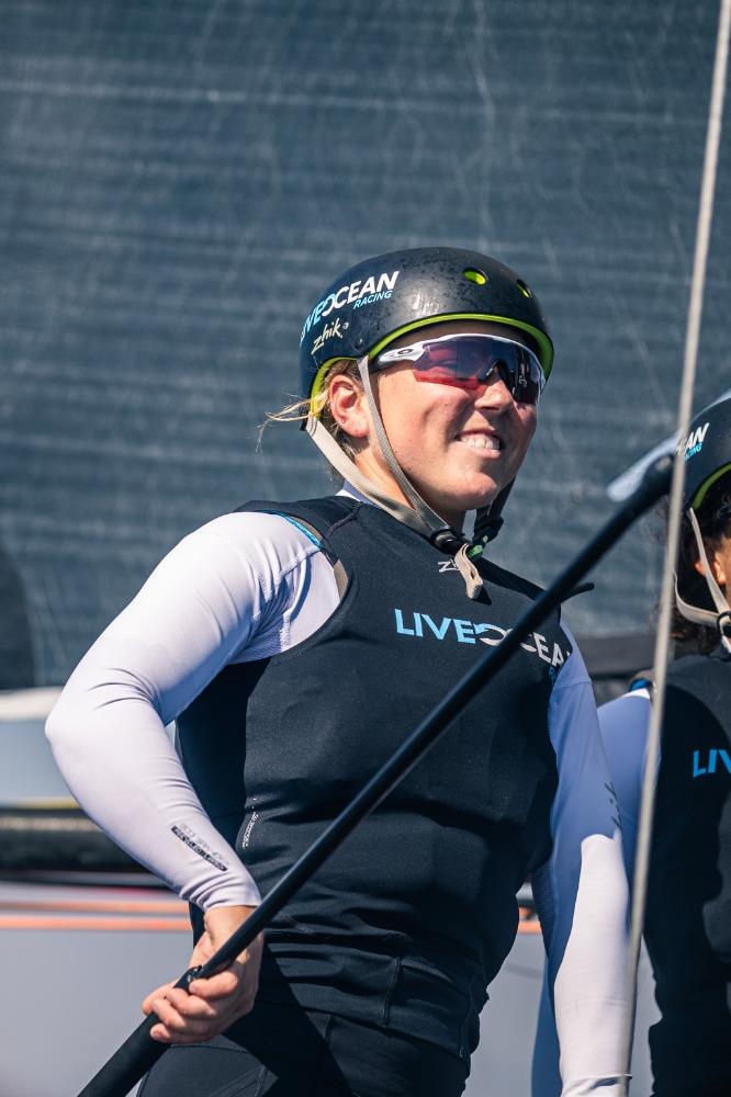 Liv Mackay - Live Ocean Racing  - Day 2 - Los Alcazares, Spain - October 5, 2023 photo copyright Live Ocean Racing taken at  and featuring the ETF26 class