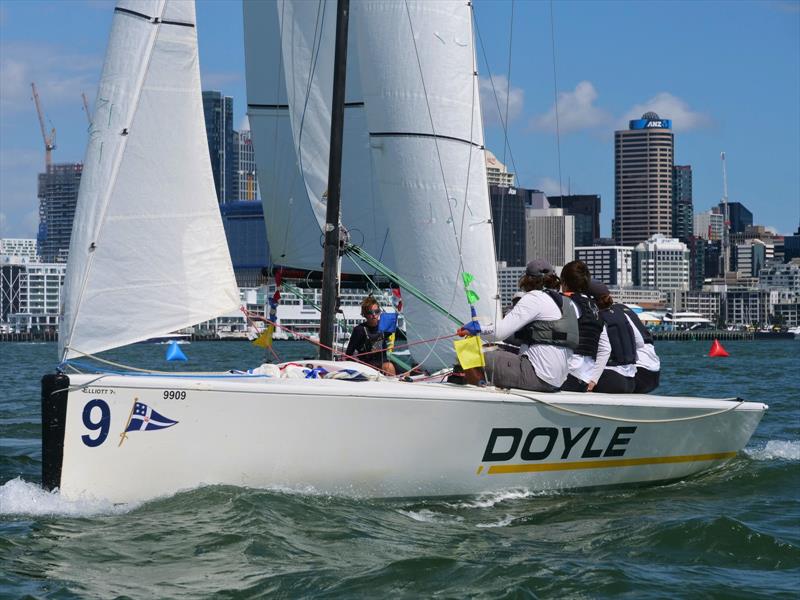 2023 Harken Youth International Match Racing Cup photo copyright RNZYS Media taken at Royal New Zealand Yacht Squadron and featuring the Elliott 7 class