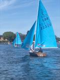 Martin and Lauren during the Enterprise Open at Midland Sailing Club © Kevin Hopkins