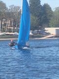 Oliver Mason and Megan Ward during the Enterprise Open at Midland Sailing Club © Kevin Hopkins