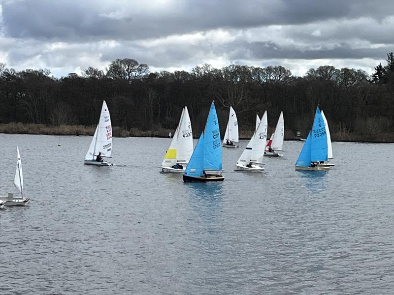 Snowflake Sailing Club Double Handed Open and Single Handed Club Racing photo copyright Roger Hannant taken at Snowflake Sailing Club and featuring the Enterprise class