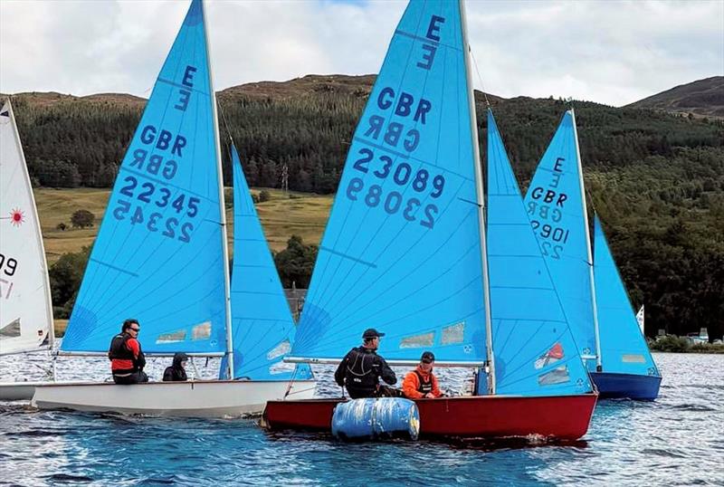 Starboard end start - Enterprise Scottish Bluebell Series at Loch Tummel - photo © Fi Foulkes