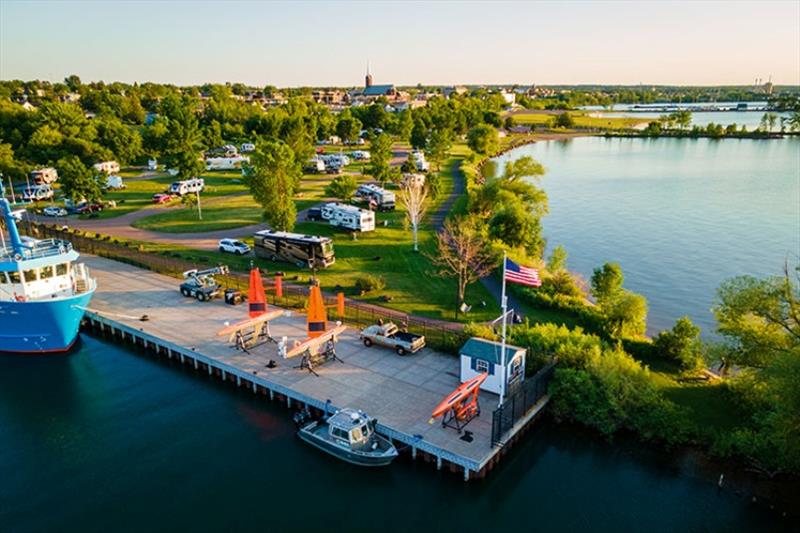 Saildrone Explorers ready for deployment in Ashland, WI. - photo © Don Jaskowiak