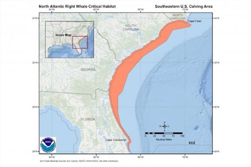 Critical habitat for North Atlantic right whales - photo © NOAA Fisheries