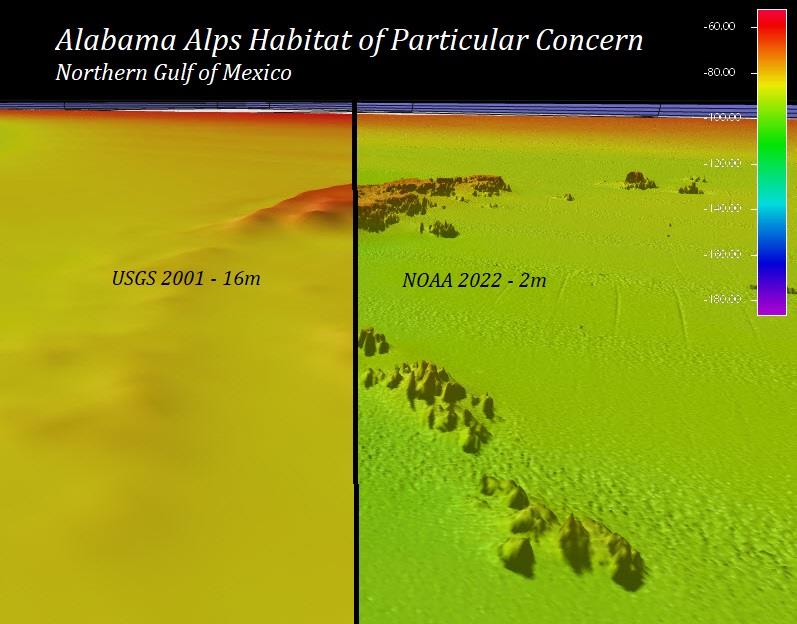 Old vs New - Northern Gulf of Mexico - photo © NOAA Fisheries