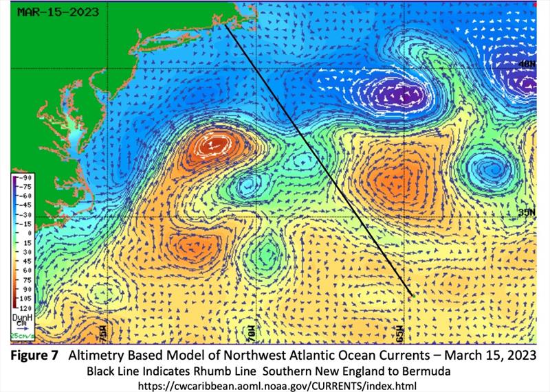 Altimetry based model of Northwest Atlantic Ocean currents - March 15, 2023 photo copyright NOAA taken at  and featuring the Environment class