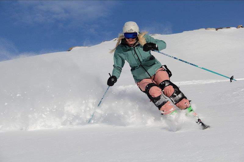 Olympic skier Chemmy Alcott has decided to consume less meat and consider transport options to reduce her carbon footprint - photo © COP28