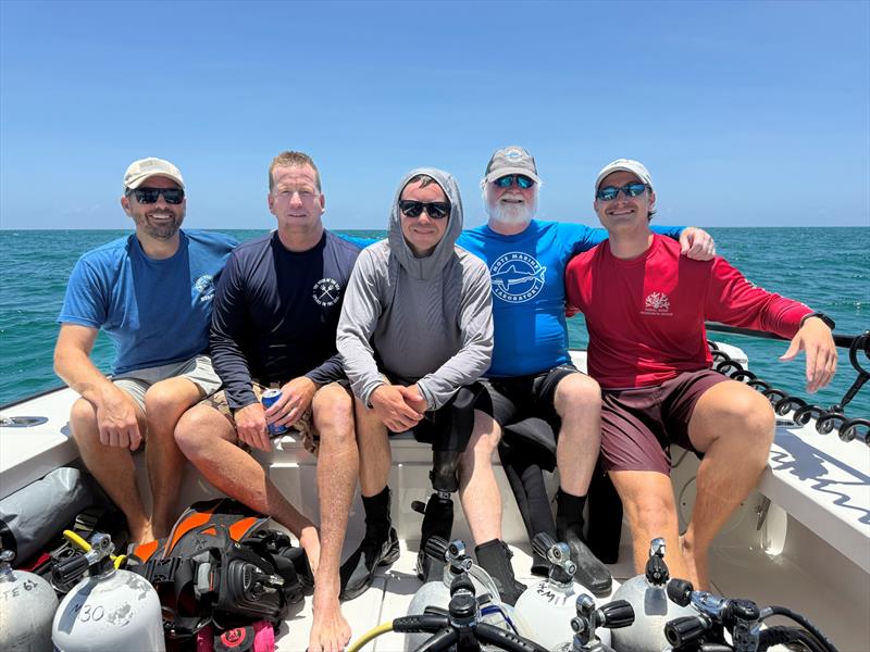 Mote Marine Laboratory collaborates with combat wounded veterans and students to advance coral reef restoration and research - photo © Kathryn Gentile