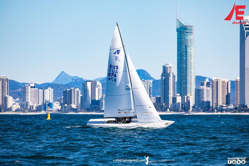 Tango were the close runners up - 2022 Gold Coast and Australasian Etchells Championship photo copyright Nic Douglass @sailorgirlhq taken at  and featuring the Etchells class
