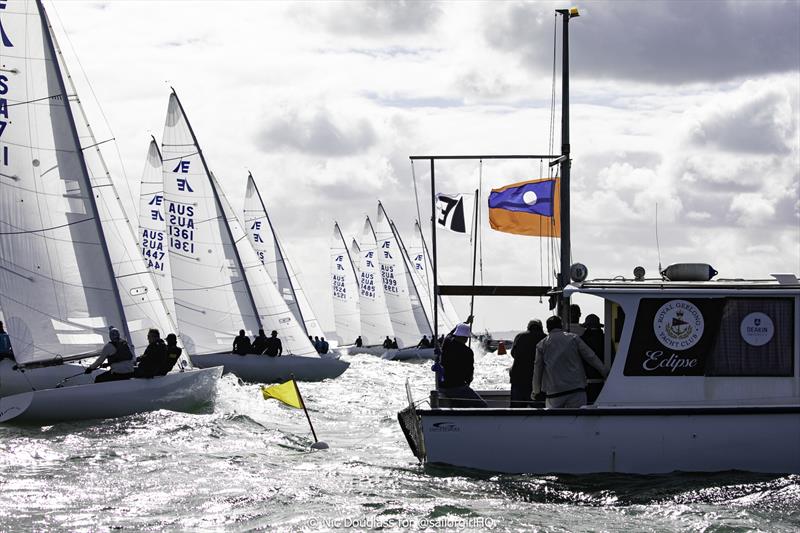 Pre-start - TLC Healthcare Etchells Australasian Summer Championship - photo © Nic Douglass @SailorGirlHQ