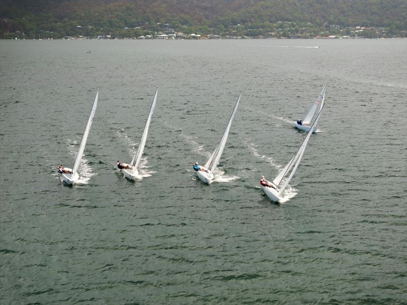Race on for the podium places  - Brian Hilton - Ineos Grenadier Etchells NSW Championship 2026 - photo © Hippodrone