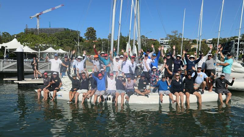 48 people on an Etchells during the 2026 Noel Paterson Corithian Cup - photo © Mike Middleton