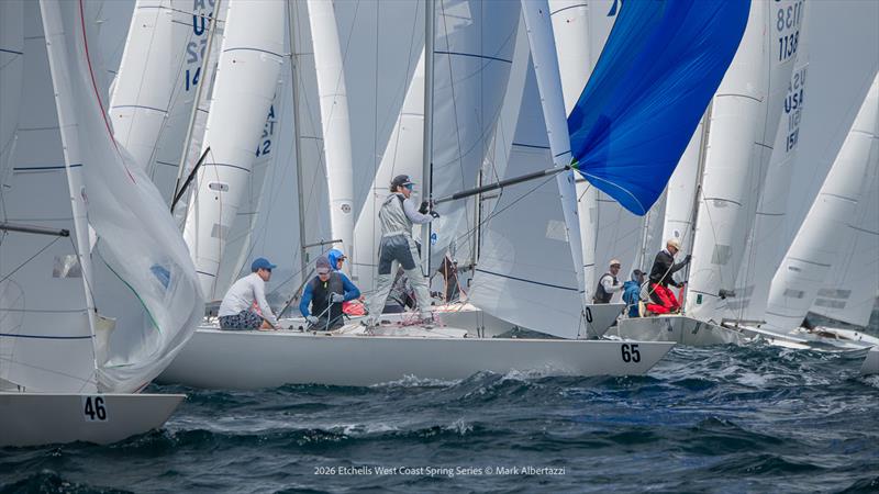 All set for the 2026 Etchells World Championships in San Diego - photo © Mark Albertazzi