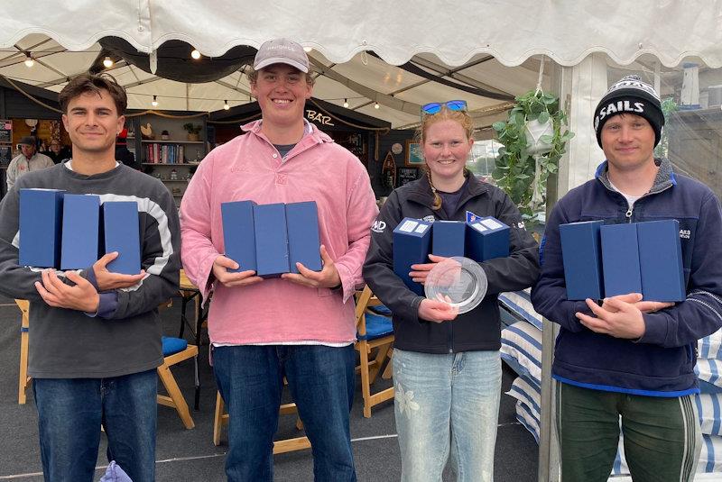 Ariel finished second overall, taking both Cat1 and Youth prizes - Etchells Red Funnel Regatta - photo © Rob Goddard