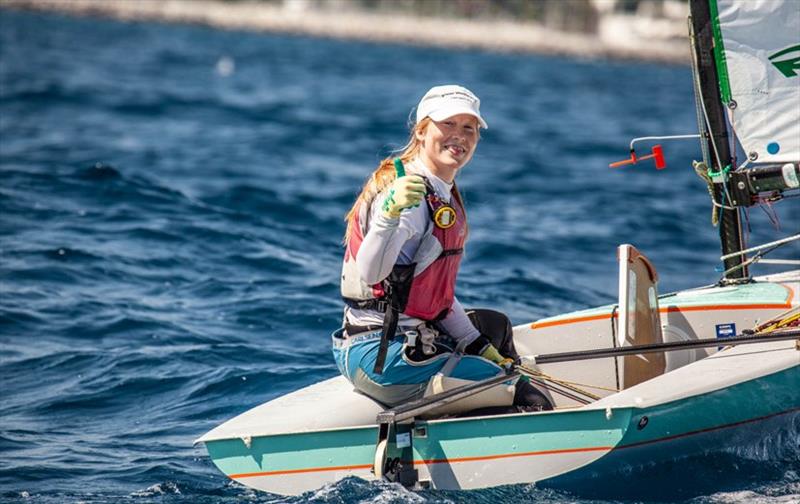 Anna Livbjerg - Europe Class Open Week photo copyright Laura Carrau taken at Club Nautico El Balis and featuring the Europe class