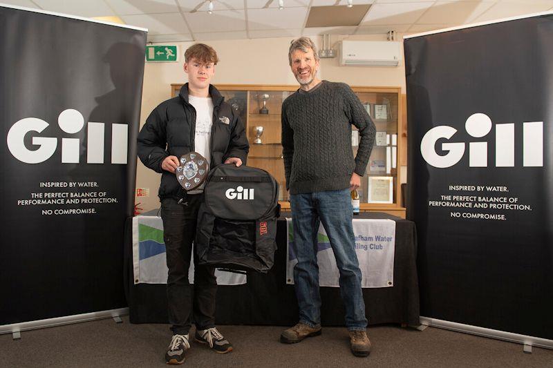 Adam Catlow takes second (and Youth prize) in the Gill Europe class Inland Championships at Grafham Water - photo © Paul Sanwell / OPP