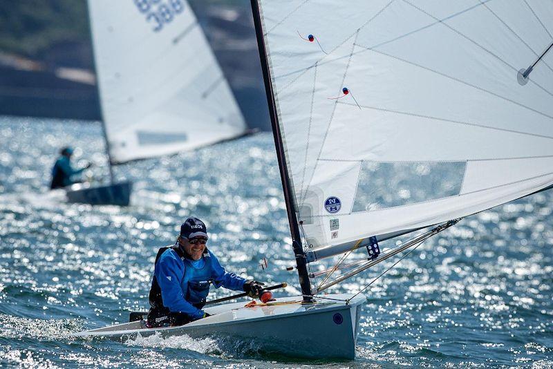 Pater Bell - Allen UK Europe Nationals in Plymouth photo copyright Paul Gibbins Photography taken at Mount Batten Centre for Watersports and featuring the Europe class