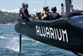 New Zealand SailGP Team co-helmed by Peter Burling and Blair Tuke during a practice session ahead of the Great Britain Sail Grand Prix | Plymouth in Plymouth, England. 29th July 2022 © Bob Martin/SailGP