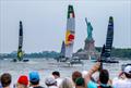 Iconic backdrops are part of SailGP - Day 2 of the Mubadala New York Sail Grand Prix  © Mike Lawrence/SailGP