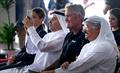 Sir Russell Coutts, SailGP CEO, attends the pre-event press conference ahead of the Emirates Dubai Sail Grand Prix presented by P&O Marinas in Dubai, UAE. November 22, 2024 © Andrew Baker/SailGP
