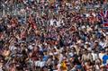 British fans turned out in force - cheering on the home team - Day 1 - Emirates Great Britain SailGP - Portsmouth - July 25, 2026 &copy; Gary Oakley/SailGP