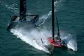 Northstar Canada is chased by the Black Foils - Day 2 - Emirates Great Britain SailGP - Portsmouth - July 25, 2026 &copy; Jon Buckle/SailGP