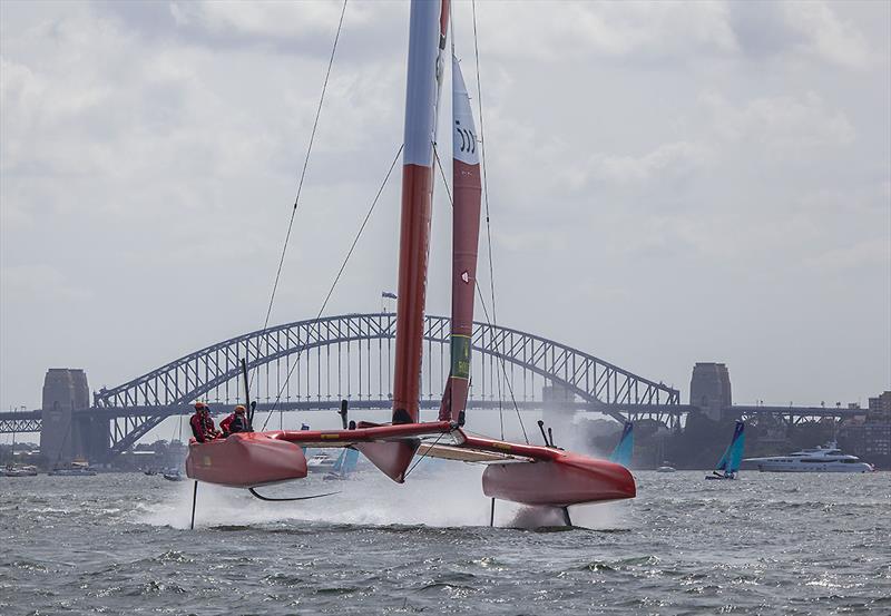 Team ESP had a lot of pace, a lot of the time photo copyright John Curnow taken at Royal Sydney Yacht Squadron and featuring the F50 class