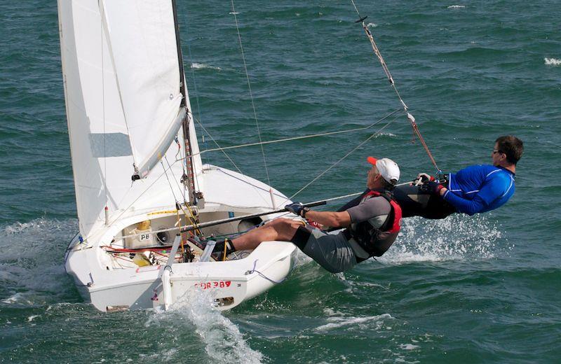 Flying Dutchman trucking upwind photo copyright Susan Burgess / Jon Williams taken at  and featuring the Flying Dutchman class