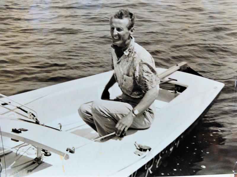 Stuart Jardine in his Flying Dutchman photo copyright Archive taken at  and featuring the Flying Dutchman class