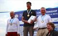 Grand Grand Masters podium at the end of the Finn World Masters at Kavala © Robert Deaves