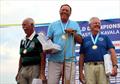 Legends podium at the end of the Finn World Masters at Kavala © Robert Deaves