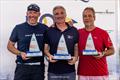 Top 3 overall - 2025 Spanish Open Finn Championship in Ibiza © Robert Deaves