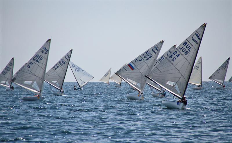 Finn World Masters at Kavala day 2 - photo © Mariya Abashkina