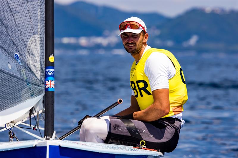 Giles Scott (GBR) on Tokyo 2020 Olympic Sailing Competition Day 8 - photo © Sailing Energy / World Sailing