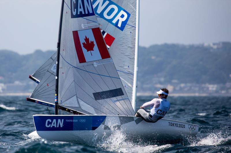 Tom Ramshaw, CAN at the Tokyo 2020 Olympic Sailing Competition - photo © Robert Deaves / www.robertdeaves.uk