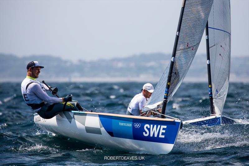 Max Salminen, SWE at the Tokyo 2020 Olympic Sailing Competition - photo © Robert Deaves / www.robertdeaves.uk