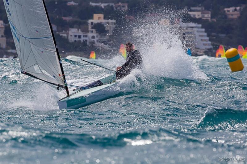 Facu Olezza - 50 Trofeo Princesa Sofia IBEROSTAR, Day 6 photo copyright Robert Deaves taken at Real Club Náutico de Palma and featuring the Finn class