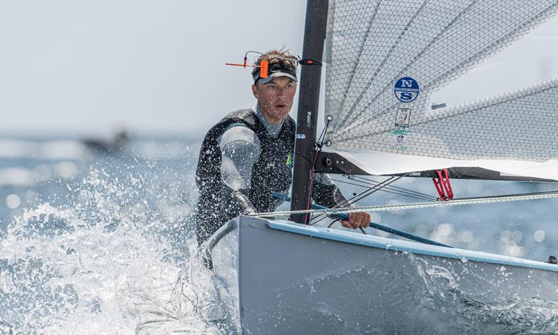 Jake Lilley - 2021 Open and U23 Finn European Championship photo copyright Joao Costa Ferreira taken at  and featuring the Finn class