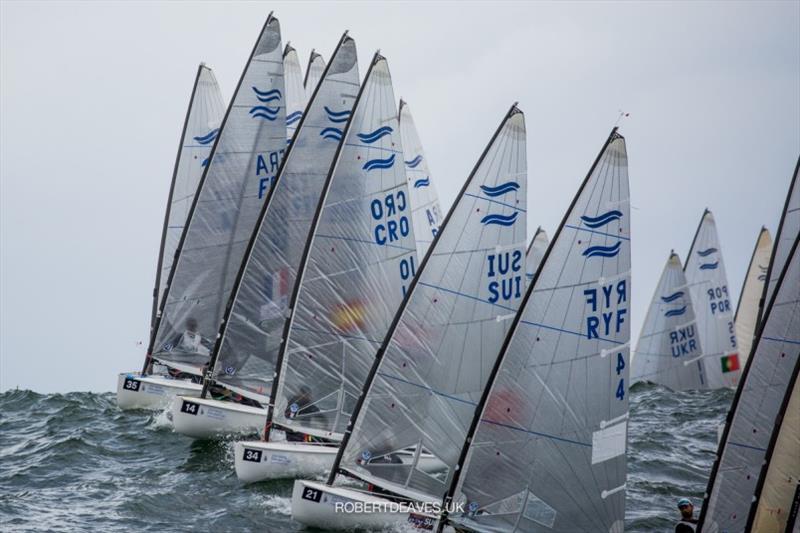 2021 Finn Gold Cup, Day 3 photo copyright Robert Deaves taken at Vilamoura Sailing and featuring the Finn class